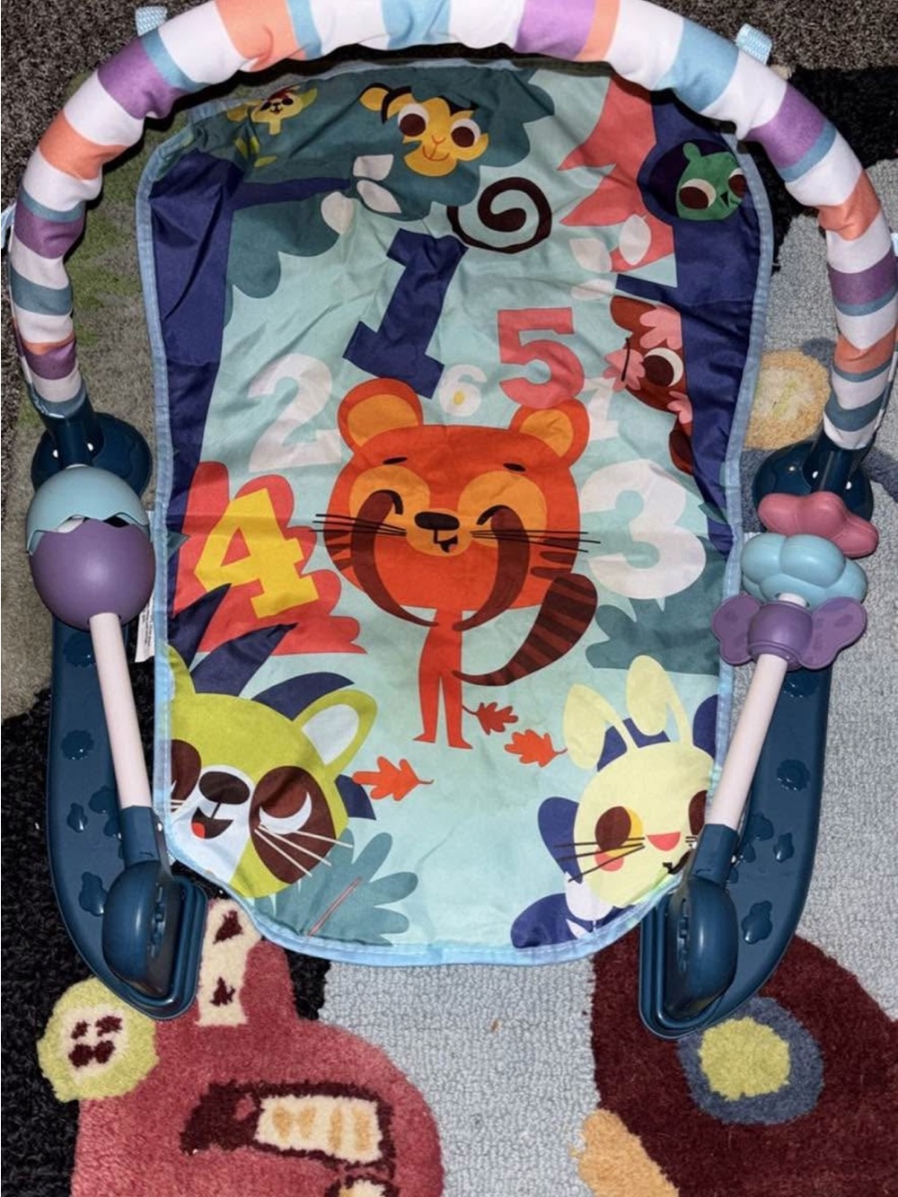 Fisher-Price Multicolor Animal Number Activity Seat